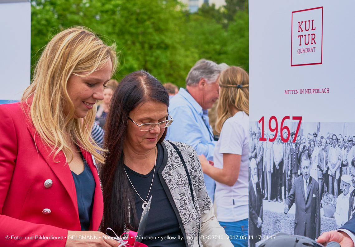 11. Mai 2017 - Grundsteinlegung für die LOGE und dem Kulturquadrat in Neuperlach